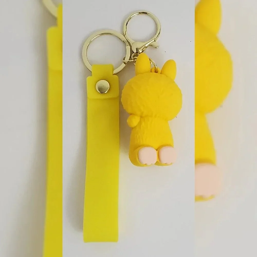 NWT LABUBU MONSTER KEY CHAIN MULTICOLOR 3D LOGO